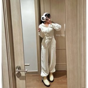 拉鍊連帽毛衣兩件套